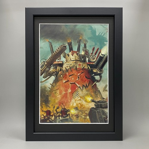 Ork stompa framed art - ork,