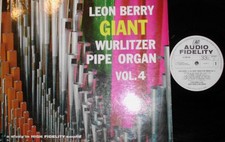 Leon Berry - Giant Wurlitzer Pipe Organ Vol. 4 - Used Vinyl Record - X12170z