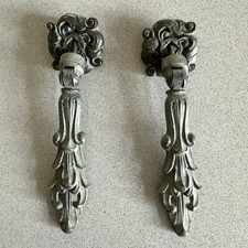 Pewter Type 4” Drawer Handles Furniture Cabinet Pulls x2 (M)