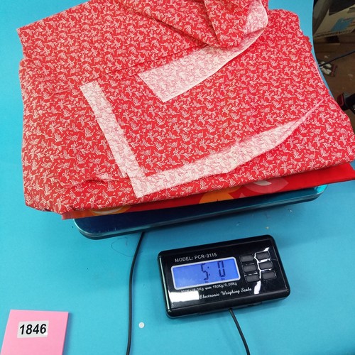 Fabric remnant lot - remnant, repro