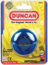 DUNCAN IMPERIAL YO-YO - THE ORIGINAL WORLDS #1 YOYO - (BLUE) - BRAND NEW!