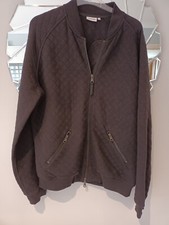 Men’s J.Lindeberg Stylish  Golf Black Zip Top  Size Medium 