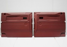 Burgundy Leather Front Door