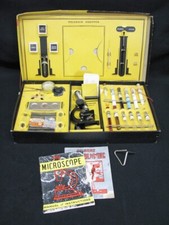 Vintage Gilbert Chemistry Outfit and Microscope Set No. 6