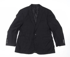 Cerruti Mens Black Wool Jacket