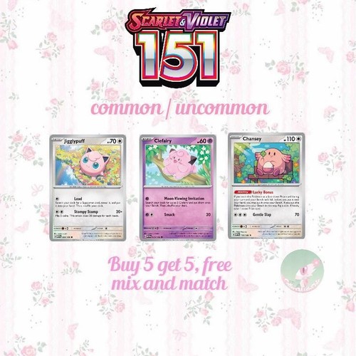 Pokémon 151 common uncommon - 151, common/uncommon