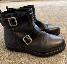 Whistles Black Leather Biker