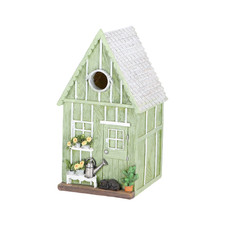 Garden shed bird house green - garden,