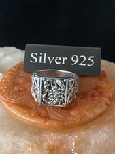 Silver Scorpion Signet Ring