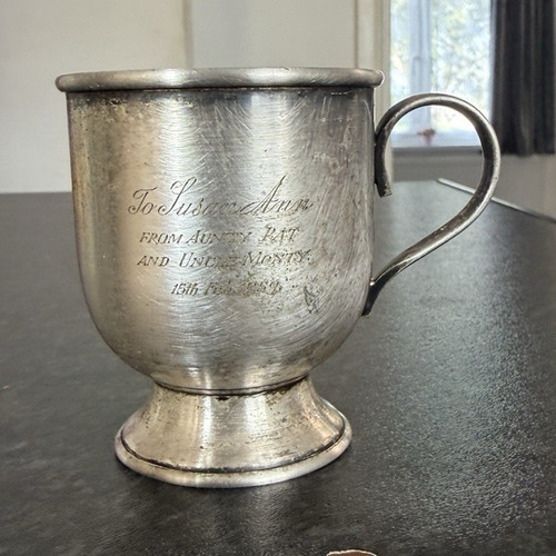 Antique chalice kelvin pewter - kelvin,