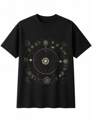 Charcoal celestial chart - charcoal,