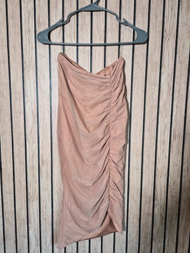 Polly strapless ruched mesh - oh,