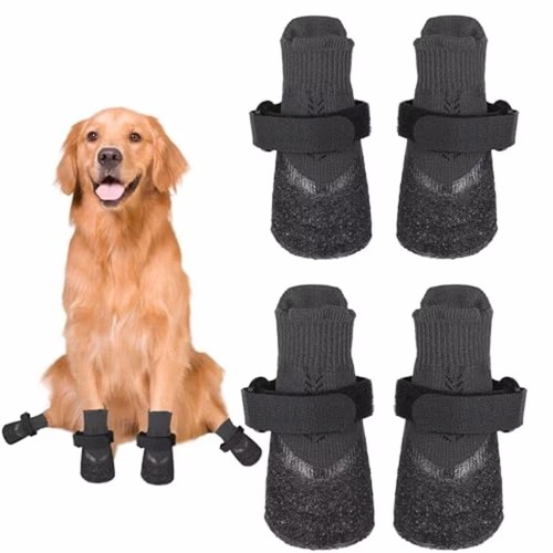 4pcs waterproof dog shoes - waterproof,