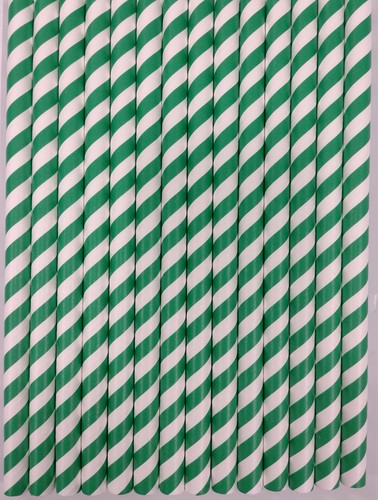 Green white striped paper - 🥤green,