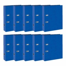 10 x A4 Lever Arch File Metal Pull Ring Binder Filing Stationery Document Folder