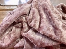 Miniature Bear Making Fur Fabric Heather App 20 x19cm 1mm Pile Soft Pliable