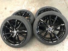 Ex Display 18” VW Golf Pretoria Style Alloy Wheels gloss Black & 225/40/18 Tyres