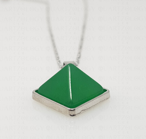 Natural quartz stone - natural, necklace