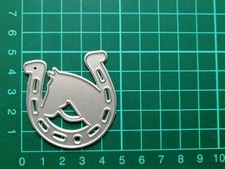 Horse in a Horseshoe Metal Die
