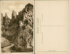 Cheddar Castle Rock 7608 Photochrom