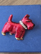 BUTLER AND WILSON RED ENAMEL