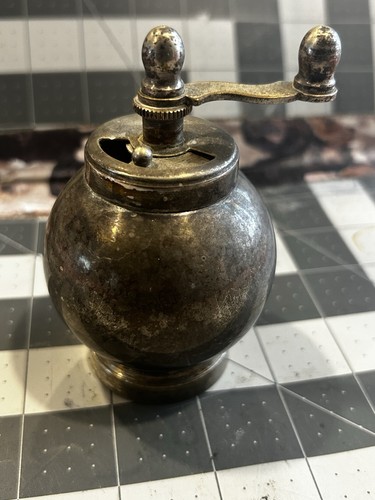 Silver plated peppermill - silver, c.
