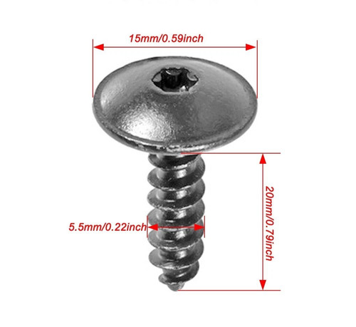 Fit range rover metal - range, screw