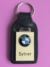 Keyring Key Ring - Vintage Leather BMW Sytner Dealer Dealership