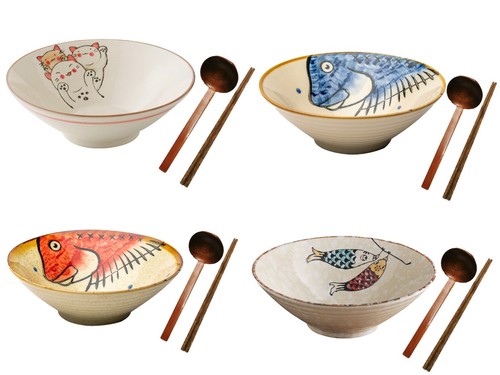 Large ceramic japanese ramen - ceramic,