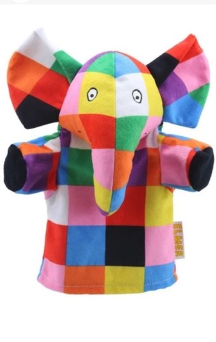 First elmer elephant hand - first,