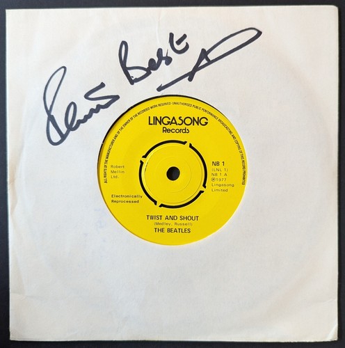 Pete best signed - pete, beatles
