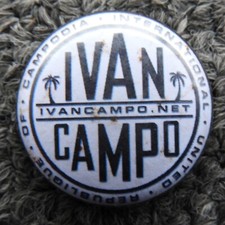 Ivan Campo Indie folk Trio badge pin VERY RARE