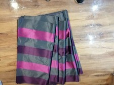 Purple grey pink sateen