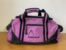 Vintage Small Head Holdall Pink/Purple. Gym/Travel bag