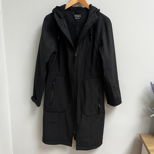 Active black softshell - m&s,