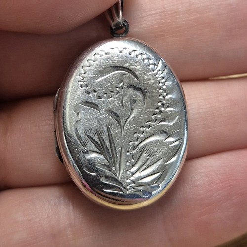 Vintage engraved sterling - vintage,