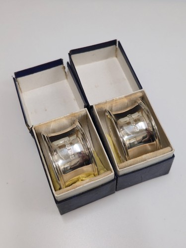 Pair antique sterling - pair,