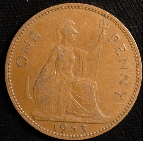 Penny 1950 1951 1953 scarce - 1950,