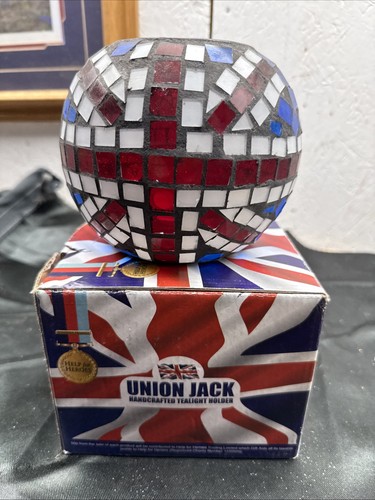 Union jack handcrafted - handcrafted, glass