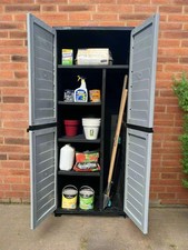 Tall Plastic Cupboard Storage