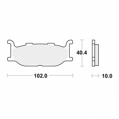 Trw brake pads - brake, standard