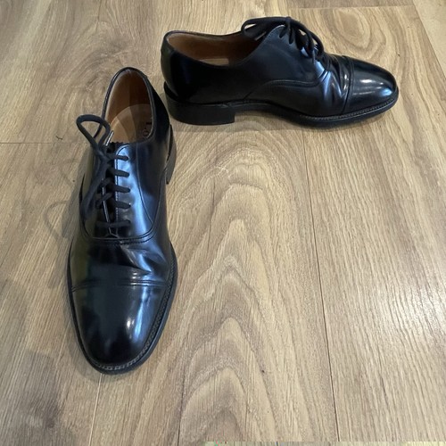Loake black leather - black,
