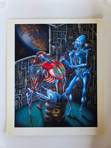 Emek art print old - old, school