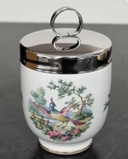Rare Coalport Exotic Bird Pattern Egg Coddler- King Size