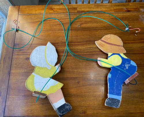 Vintage farm boy girl - boy, &