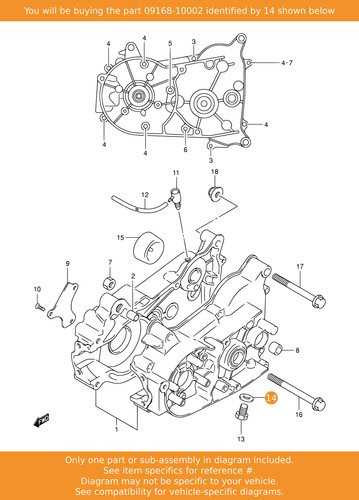 Suzuki gasket 09168 10002 - suzuki, gasket,