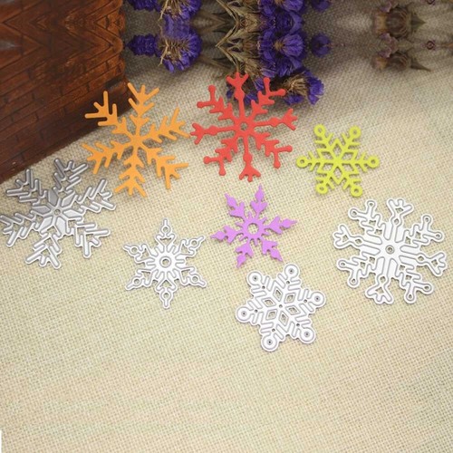 Snowflakes metal die cutters - metal,