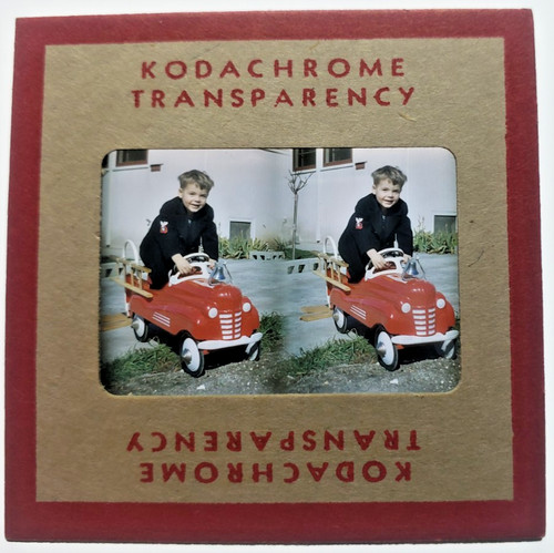Kodachrome red border stereo - kodachrome,