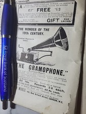 1899 Advert The Gramaphone