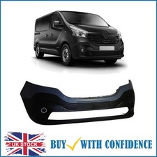 Renault Trafic Front Bumper Matte Black 2014-2021 UK Stock